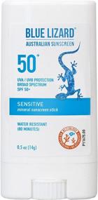 img 4 attached to 🐉 Ultimate Protection for Sensitive Skin: BLUE LIZARD Sensitive Mineral Sunscreen