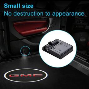 img 3 attached to 2 Pieces Car Door Lights Logo Projector Compatible For GMC Terrain Acadia Yukon Canyon Sierra Savana Series