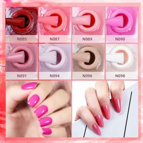 img 1 attached to 15-Piece Set Of Non-Toxic Morovan Quick-Dry Nail Polish In Trendy Pink Shades For DIY Nail Art Manicure At Home Or Salon