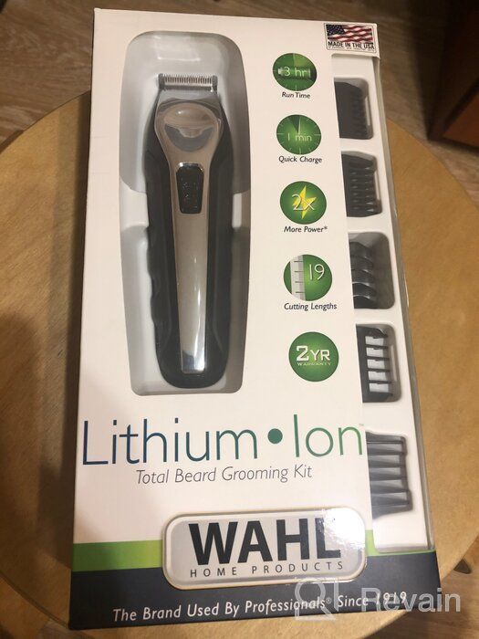 img 2 attached to Wahl Lithium Ion Total Beard Trimmer with 13 Guide Combs for Effortless Grooming – Model 9888 review by Agata Gawlik-Strzele ᠌