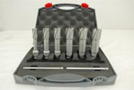 bluerock magnetic drill bit set: 6 tct annular cutter bits with 2" depth and tungsten carbide tips logo