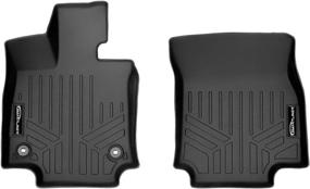 img 4 attached to 🚗 MAXLINER Custom Fit Floor Mats: 1st Row Liner Set Black for 2019-2021 Toyota RAV4 - All Models - High Quality & Perfect Fit!