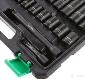 img 1 attached to Denali 44-Piece Impact Socket Set - 3/8-Inch Drive, 6 Point, Shallow & Deep Design - SAE/Metric Sizes - Carrying Case Included - Amazon Brand