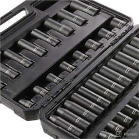 img 2 attached to Denali 44-Piece Impact Socket Set - 3/8-Inch Drive, 6 Point, Shallow & Deep Design - SAE/Metric Sizes - Carrying Case Included - Amazon Brand