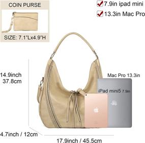img 2 attached to 👜 Satchel Leather Purses: Stylish Crossbody Women's Handbags & Wallets via Satchels