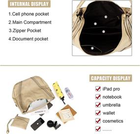 img 1 attached to 👜 Satchel Leather Purses: Stylish Crossbody Women's Handbags & Wallets via Satchels