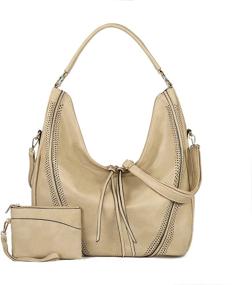 img 4 attached to 👜 Satchel Leather Purses: Stylish Crossbody Women's Handbags & Wallets via Satchels