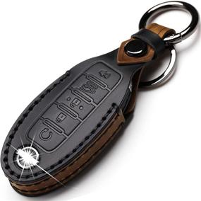 img 4 attached to ZiHafate Leather Compatible Keyless Pathfinder Interior Accessories
