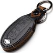 zihafate leather compatible keyless pathfinder interior accessories logo
