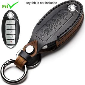 img 3 attached to ZiHafate Leather Compatible Keyless Pathfinder Interior Accessories