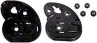 🔧 hjc hj-09 base plate replacement kit 152-100 for cl-16, cs-r2, cl-15, ac-12, cl-17 helmets - enhance safety & comfort logo