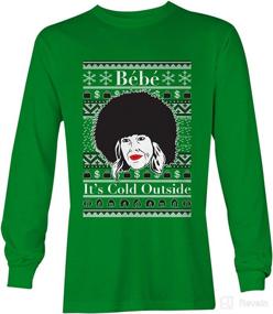 img 3 attached to Moira Rose Unisex Long Sleeve Shirt - Bebe It's Cold Outside