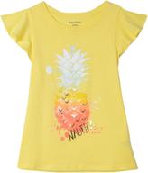 nautica girls little sleeve graphic girls' clothing : tops, tees & blouses logo