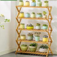 5-tier flower pot plant stand shelf shelves organizer garden planter rack magshion logo