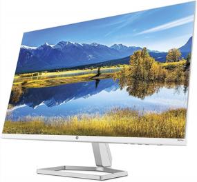 img 1 attached to HP M27Fwa Backlit Monitor with Built-In Speakers and IPS Technology at 1920X1080P resolution and 75Hz refresh rate - 356D5AA#ABA