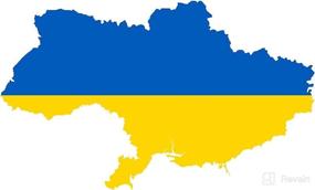 img 1 attached to Show Solidarity: 12pcs Ukraine Flag Sticker for Car Bumpers, Windows, Doors | 5*3 Inch