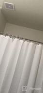 картинка 1 прикреплена к отзыву Chrome Shower Curtain Rod, Adjustable From 54-90 Inches With Rust-Resistance - Amazer Spring Tension Bathroom Rod от Danny Flores