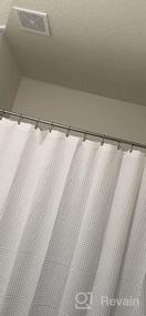img 6 attached to Chrome Shower Curtain Rod, Adjustable From 54-90 Inches With Rust-Resistance - Amazer Spring Tension Bathroom Rod