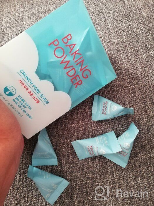 img 1 attached to Etude Baking Powder Crunch Pore Scrub for narrowing pores with soda in pyramids, 7 g review by Ada Kotarska ᠌