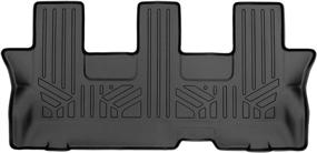 img 4 attached to Custom Fit 3rd Row Floor Liner in Black for Toyota Sequoia (2008-2022): MAXLINER Mats