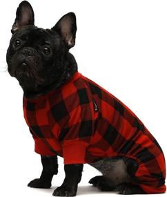 img 3 attached to Fitwarm Buffalo Clothes Pajamas Jumpsuits Dogs ~ Apparel & Accessories