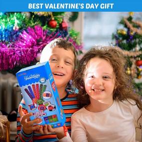 img 1 attached to 💌 150-Piece Valentines Day Cards Set: Slap Bracelets, Stickers, Classroom Favors for Kids