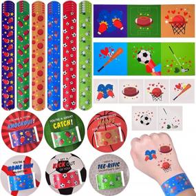 img 4 attached to 💌 150-Piece Valentines Day Cards Set: Slap Bracelets, Stickers, Classroom Favors for Kids