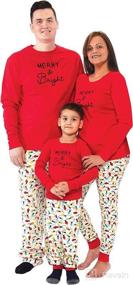 img 3 attached to Touched Nature Unisex Holiday Pajamas Apparel & Accessories Baby Boys : Clothing