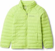 columbia girls' and toddlers' powder lite jacket - lightweight coat for girls and toddlers logo