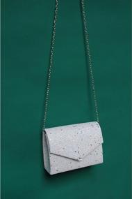 img 3 attached to HOXIS Envelope Evening Clutch With Glitter Sparkle And Chain Strap, Perfect For Parties, Weddings And Proms.