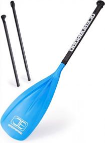 img 4 attached to OCEANBROAD SUP Paddle Board 3 Pieces Adjustable Carbon Shaft Stand Up Paddle With Bag And Carry Case