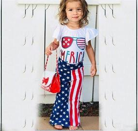 img 3 attached to Fittee Toddler Bell Bottom Leggings Trousers Apparel & Accessories Baby Girls in Clothing