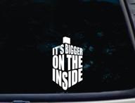 🚘 cmi177 it's bigger on the inside - die cut vinyl decal for window, car, truck, tool box & more logo