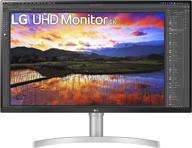 lg 32un650-w 32-inch 3840x2160p borderless monitor with adaptive sync, anti-glare screen, high dynamic range (hdr) logo