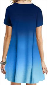 img 3 attached to Stay Comfy And On-Trend With BOFETA Women'S Casual T-Shirt Dress For Summer!
