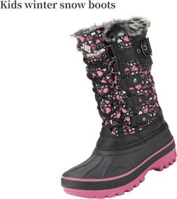 img 2 attached to DREAM PAIRS Insulated Waterproof Kriver 1 Boys' Shoes : Outdoor