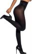 60 den honenna semi opaque silky women's pantyhose tights w/ invisibly toe reinforcement logo
