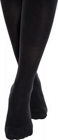 img 1 attached to 60 Den HONENNA Semi Opaque Silky Women'S Pantyhose Tights W/ Invisibly Toe Reinforcement