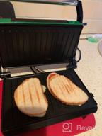 img 1 attached to Sandwich maker Kitfort KT-1609 Panini Maker, red review by Gabriela Nowacka ᠌