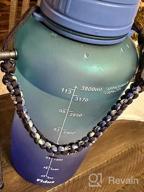 img 1 attached to Fidus Motivational 1 Gallon Water Bottle With Paracord Handle, Time Marker, And Removable Straw - BPA-Free Leakproof Water Jug For Increased Hydration Throughout The Day review by John Love