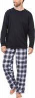 👔 cotton plaid pajamas for men from pajamagram logo