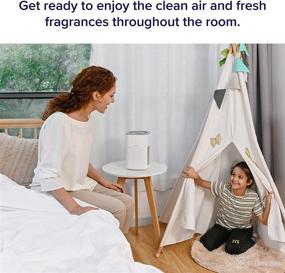 img 3 attached to LEVOIT Air Purifier for Home Bedroom: HEPA Filtered Small Room Cleaner with Fragrance Sponge for Smoke, Allergies, Pet Dander, Odor Removal