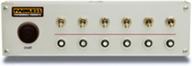 панель тумблера для бездорожья с 6 переключателями painless performance с кнопкой start 50336, установленная на приборной панели логотип