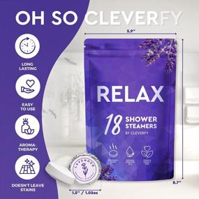 img 3 attached to 18-Pack Lavender Shower Steamers With Essential Oils For Aromatherapy - Perfect Christmas Stocking Stuffers For Men And Women By Cleverfy
