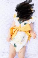 img 1 attached to Newborn Baby Girl Off Shoulder Ruffle Romper Jumpsuit Clothes By Kuriozud review by Steve Linquist