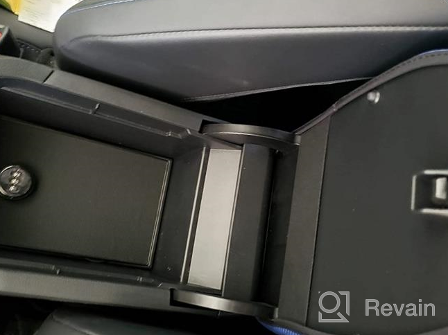 img 1 attached to Jaronx Console Vault Box For Toyota RAV4 2019-2023: Center Console Lock Box For Secure Storage, Organizer, And Security, Compatible With RAV4 Models From 2020-2023 review by Gene Taylor