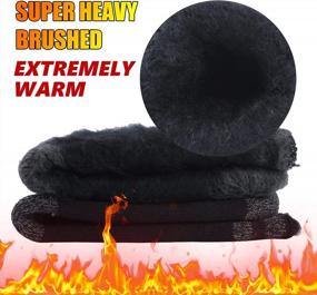 img 3 attached to FOOTPLUS Unisex Merino Wool Hiking Socks, Thermal Heavy Extreme Cold Weather Boot Crew Camping Trekking Winter Warm Socks