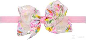 img 1 attached to Easter Headband Flower Glitter Rabbit Baby Care ~ Hair Care