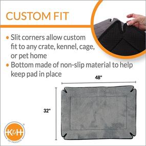 img 3 attached to 🐶 K&H Pet Products Memory Foam Crate Pad: The Ultimate Comfort Crate Bed for Dogs