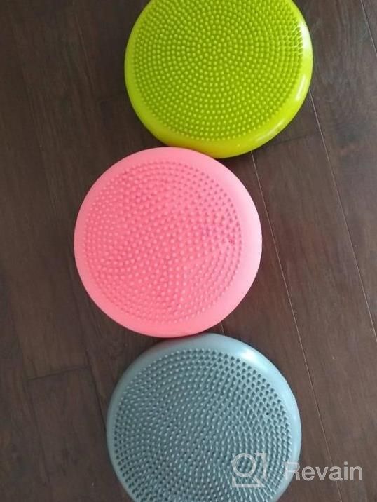img 1 attached to Tumaz Wobble Cushion: The Ultimate Solution For Improved Posture, Focus, Pain Relief, And Core Strength review by Johnathan Rothstein